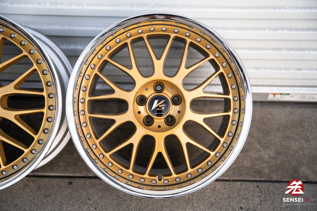 18" Work VS-XX (5x100) [Reverse Lip] (Used Wheels Built to Order)