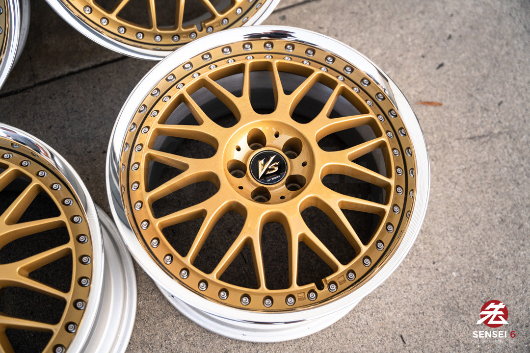 18" Work VS-XX (5x100) [Reverse Lip] (Used Wheels Built to Order)