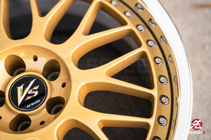 18" Work VS-XX (5x100) [Reverse Lip] (Used Wheels Built to Order)