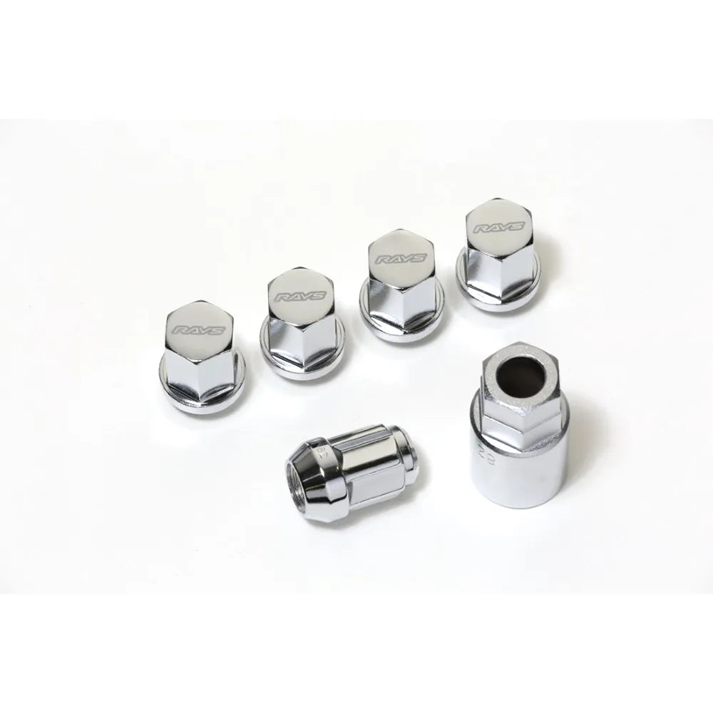 [IN STOCK] Rays 19Hex L31 Lock & Nut Set (20 + 4pcs) / M14x1.50 / Chrome