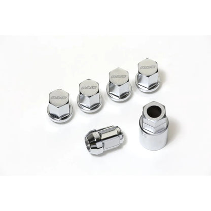 [IN STOCK] Rays 19Hex L31 Lock & Nut Set (20 + 4pcs) / M14x1.50 / Chrome