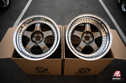 19" Work Meister S1 3P (Used Wheels) / 5x114.3 / 19x9 +25, 19x10.5 +23 / Titanium Gold