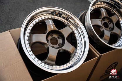 19" Work Meister S1 3P (Used Wheels) / 5x114.3 / 19x9 +25, 19x10.5 +23 / Titanium Gold