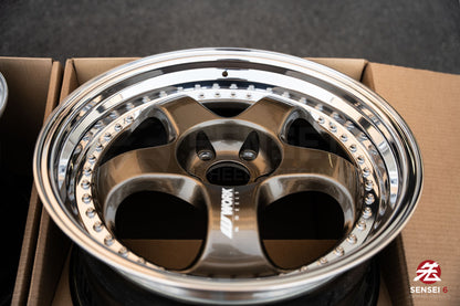 19" Work Meister S1 3P (Used Wheels) / 5x114.3 / 19x9 +25, 19x10.5 +23 / Titanium Gold