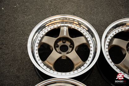 19" Work Meister S1 3P (Used Wheels) / 5x114.3 / 19x9 +25, 19x10.5 +23 / Titanium Gold