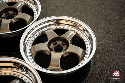 19" Work Meister S1 3P (Used Wheels) / 5x114.3 / 19x9 +25, 19x10.5 +23 / Titanium Gold