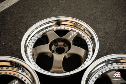 19" Work Meister S1 3P (Used Wheels) / 5x114.3 / 19x9 +25, 19x10.5 +23 / Titanium Gold