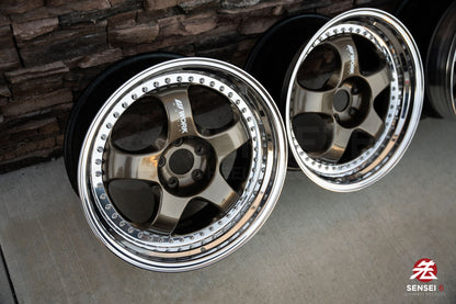 19" Work Meister S1 3P (Used Wheels) / 5x114.3 / 19x9 +25, 19x10.5 +23 / Titanium Gold