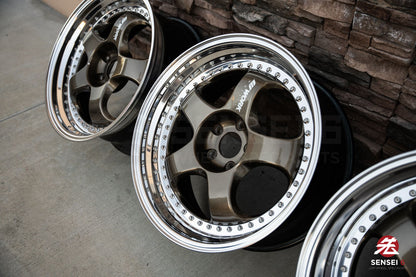 19" Work Meister S1 3P (Used Wheels) / 5x114.3 / 19x9 +25, 19x10.5 +23 / Titanium Gold