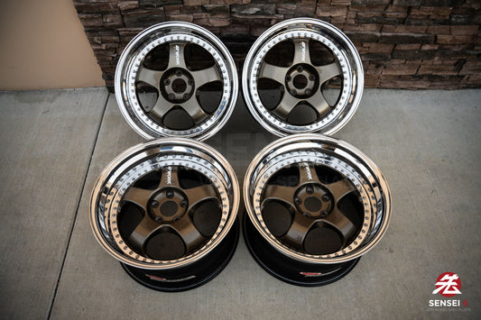 19" Work Meister S1 3P (Used Wheels) / 5x114.3 / 19x9 +25, 19x10.5 +23 / Titanium Gold