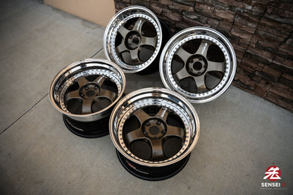 19" Work Meister S1 3P (Used Wheels) / 5x114.3 / 19x9 +25, 19x10.5 +23 / Titanium Gold