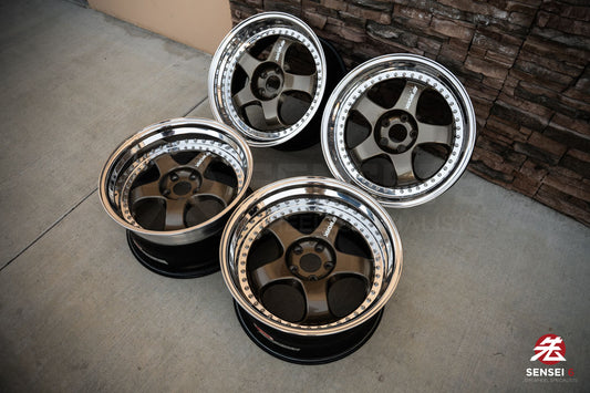 19" Work Meister S1 3P (Used Wheels) / 5x114.3 / 19x9 +25, 19x10.5 +23 / Titanium Gold