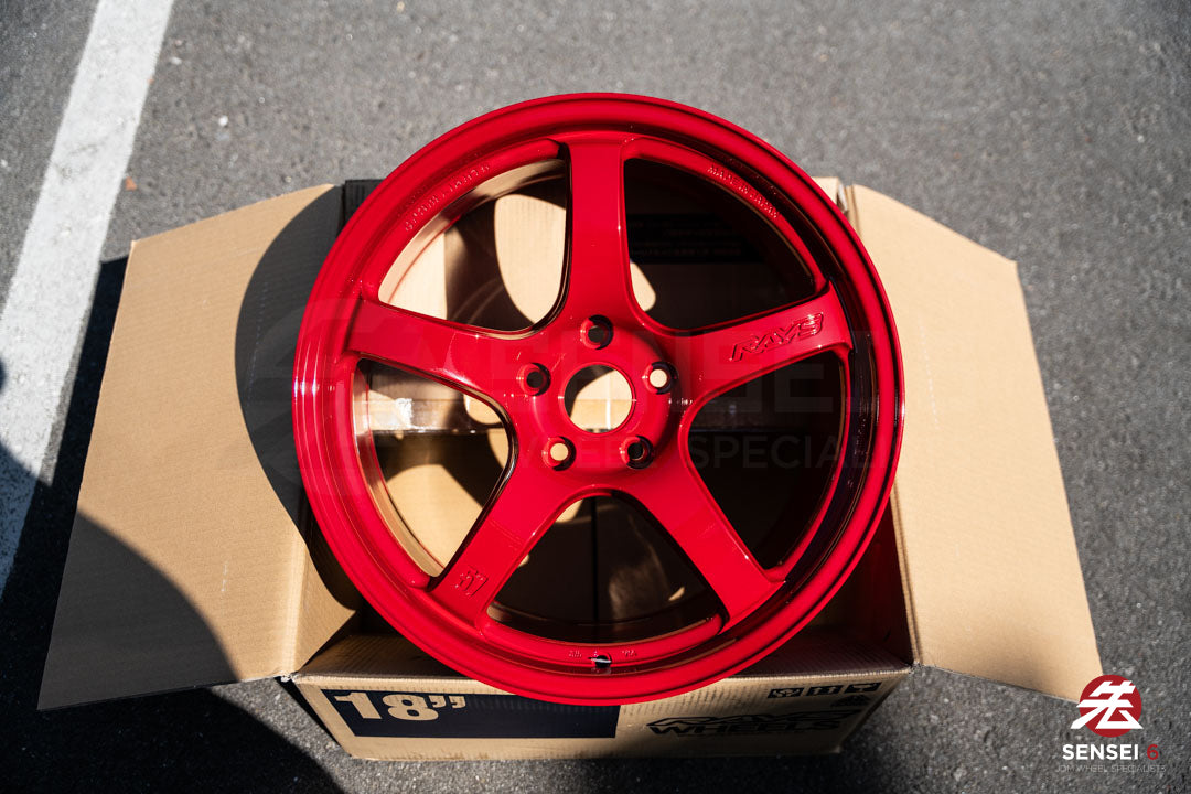 Gram Lights 57CR / 18x9.5 +38 / 5x114.3 / Milano Red (MRP)