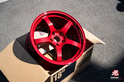 Gram Lights 57CR / 18x9.5 +38 / 5x114.3 / Milano Red (MRP)