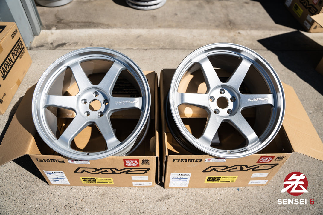 Volk TE37 Ultra M-Spec / 20x10 +15, 20x11 +15 / 5x112 / Plata Diamante 