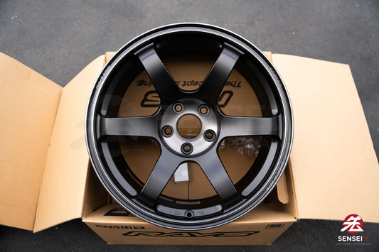 Volk TE37 Saga SL M-Spec / 18x9.5 +22 / 5x114.3 / Pressed Black (PB)