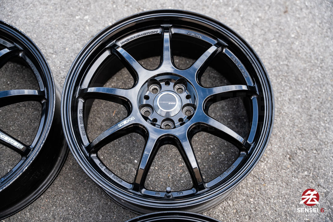 17" Work Emotion D9R (Used Wheels) / 5x100 / 17x7 +53 / Black