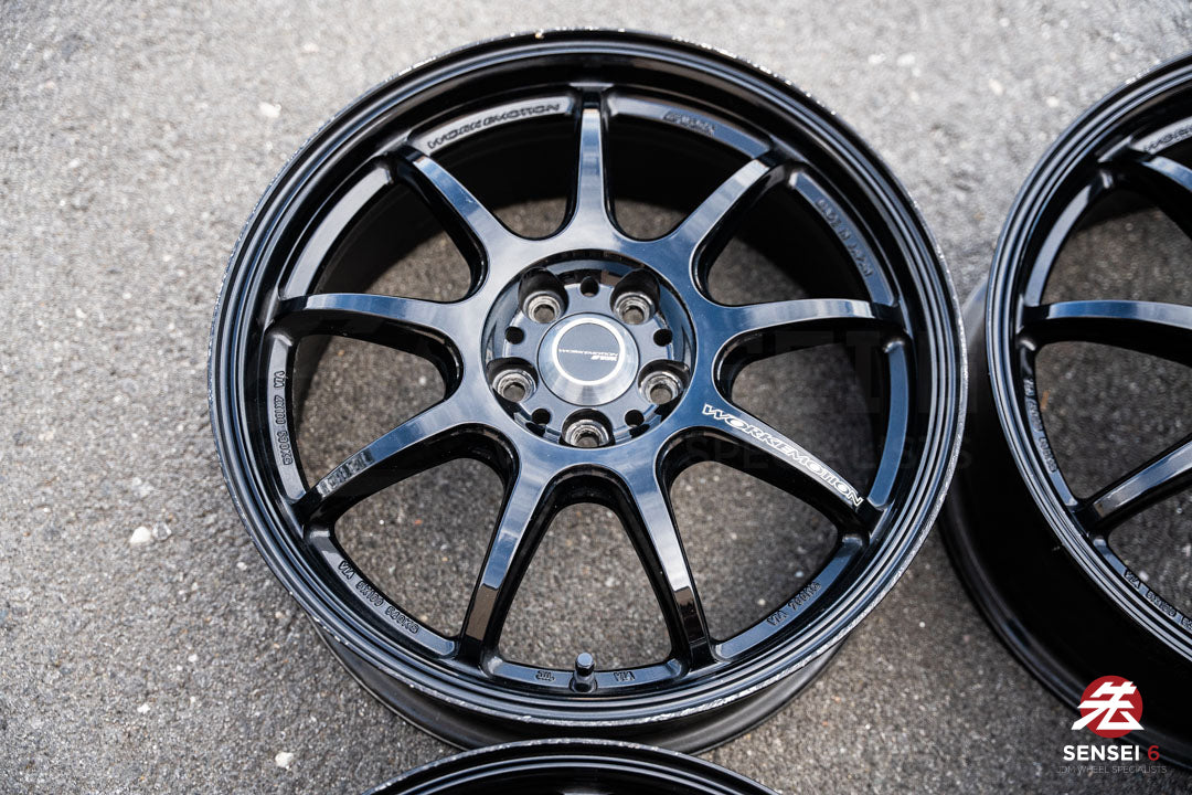 17" Work Emotion D9R (Used Wheels) / 5x100 / 17x7 +53 / Black