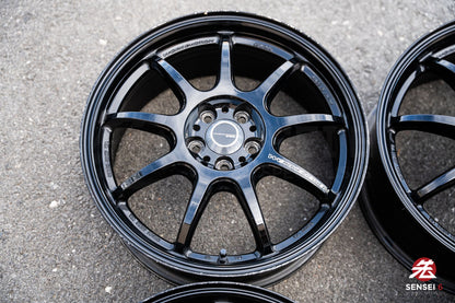 17" Work Emotion D9R (Used Wheels) / 5x100 / 17x7 +53 / Black