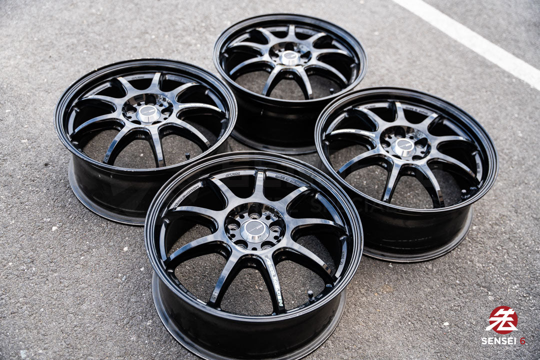 17" Work Emotion D9R (Used Wheels) / 5x100 / 17x7 +53 / Black