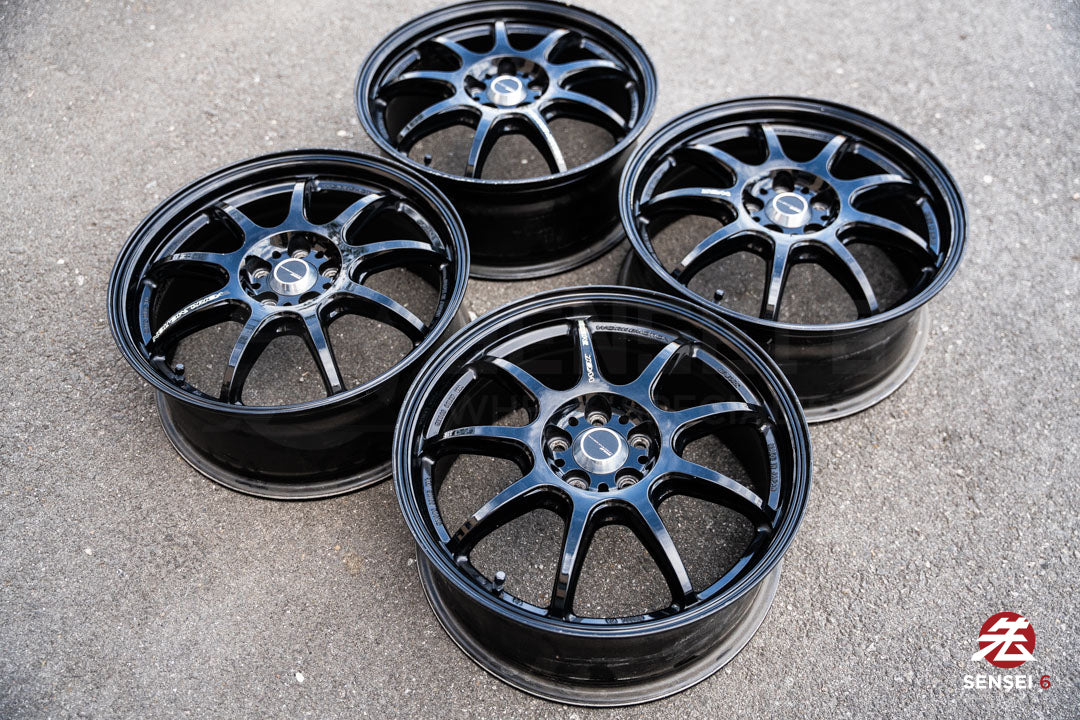 17" Work Emotion D9R (Used Wheels) / 5x100 / 17x7 +53 / Black