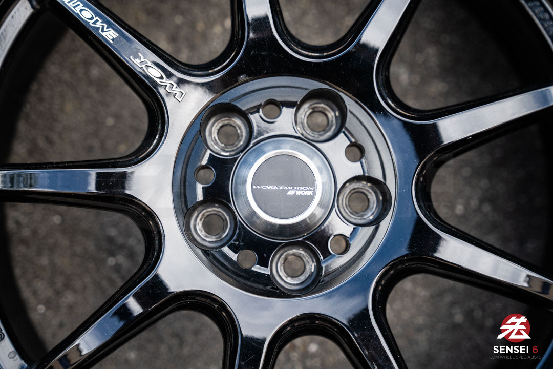 17" Work Emotion D9R (Used Wheels) / 5x100 / 17x7 +53 / Black