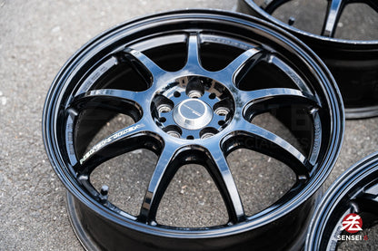 17" Work Emotion D9R (Used Wheels) / 5x100 / 17x7 +53 / Black