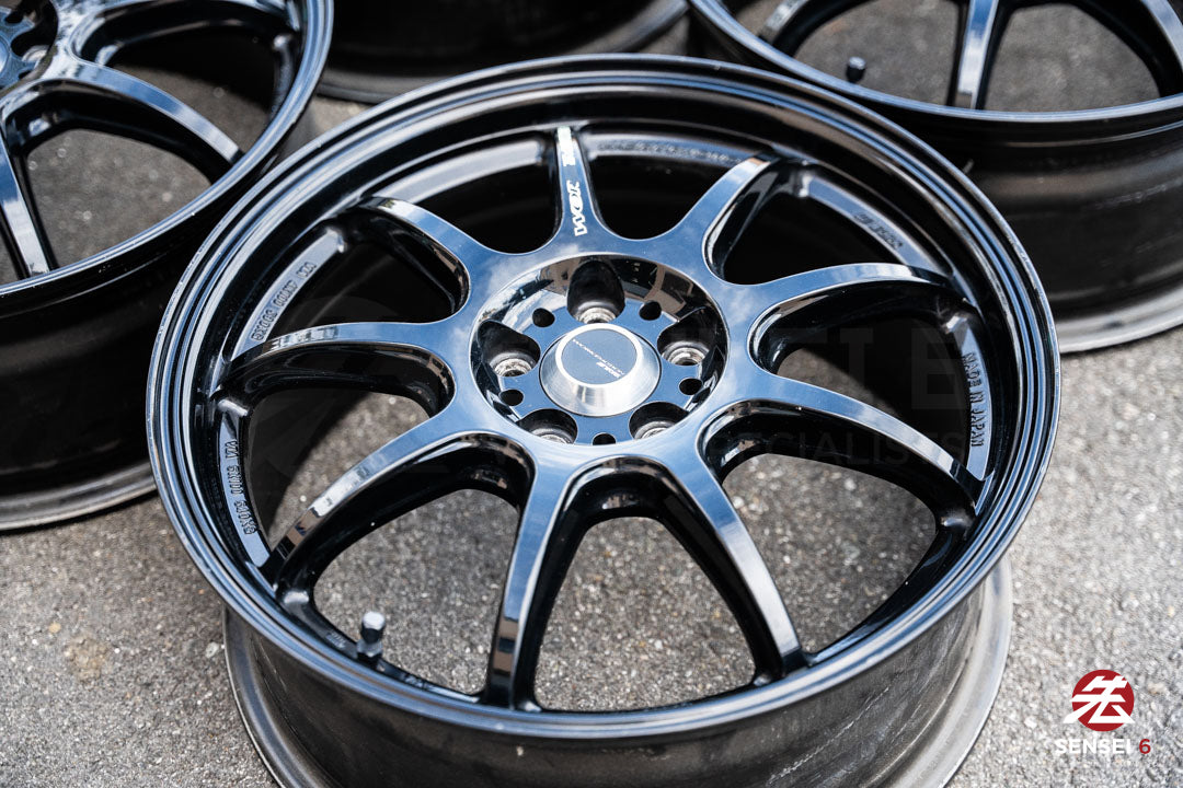 17" Work Emotion D9R (Used Wheels) / 5x100 / 17x7 +53 / Black