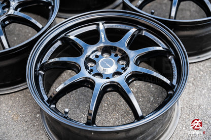 17" Work Emotion D9R (Used Wheels) / 5x100 / 17x7 +53 / Black