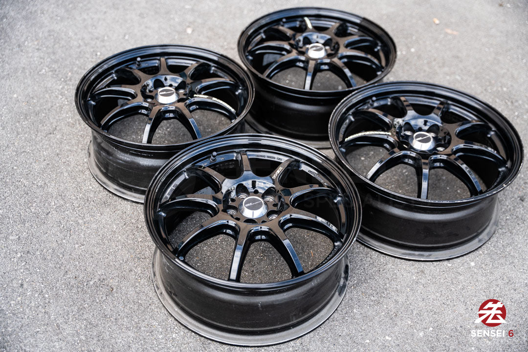 17" Work Emotion D9R (Used Wheels) / 5x100 / 17x7 +53 / Black