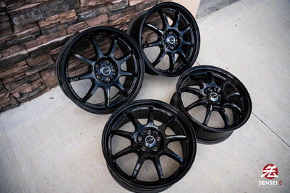 17" Work Emotion D9R (Used Wheels) / 5x100 / 17x7 +53 / Black