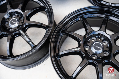 17" Work Emotion D9R (Used Wheels) / 5x100 / 17x7 +53 / Black