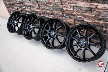 17" Work Emotion D9R (Used Wheels) / 5x100 / 17x7 +53 / Black