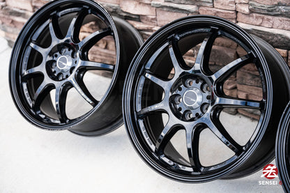 17" Work Emotion D9R (Used Wheels) / 5x100 / 17x7 +53 / Black