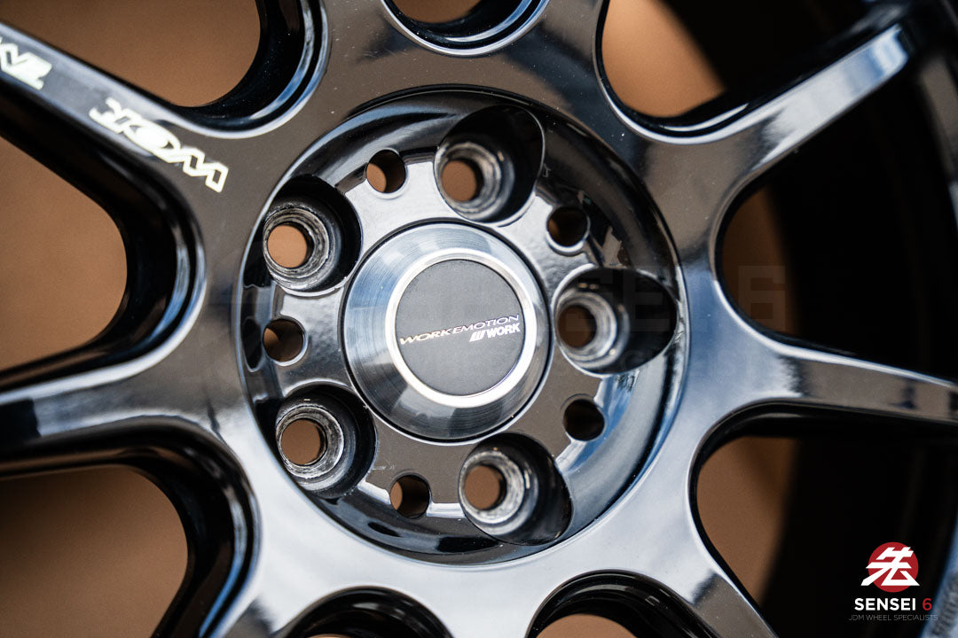17" Work Emotion D9R (Used Wheels) / 5x100 / 17x7 +53 / Black