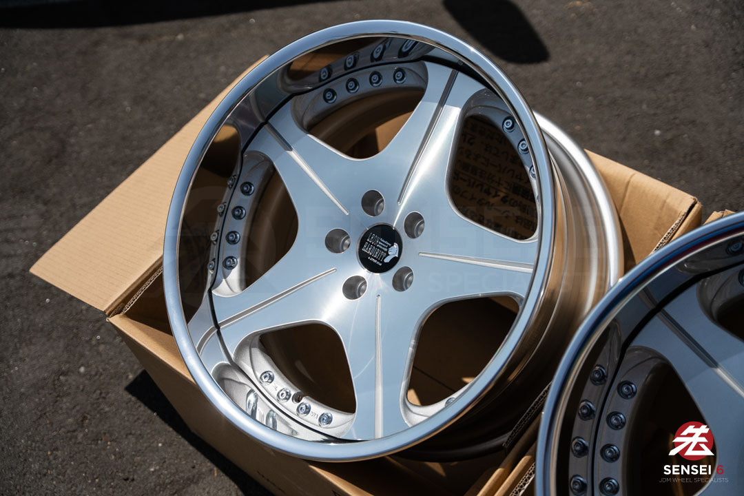 ワークマイスター S1 3P / 18x9.5 +24 / 5x114.3 / バフ仕上げ