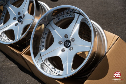 ワークマイスター S1 3P / 18x9.5 +24 / 5x114.3 / バフ仕上げ