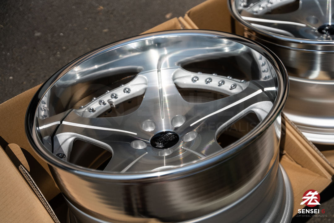 ワークマイスター S1 3P / 18x9.5 +24 / 5x114.3 / バフ仕上げ
