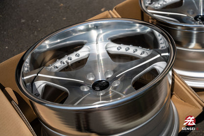 ワークマイスター S1 3P / 18x9.5 +24 / 5x114.3 / バフ仕上げ