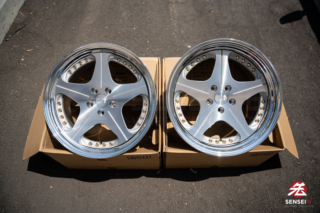 ワークマイスター S1 3P / 18x9.5 +24 / 5x114.3 / バフ仕上げ