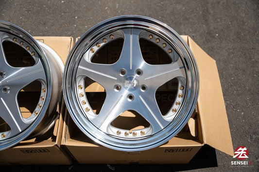 ワークマイスター S1 3P / 18x9.5 +24 / 5x114.3 / バフ仕上げ