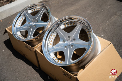 ワークマイスター S1 3P / 18x9.5 +24 / 5x114.3 / バフ仕上げ