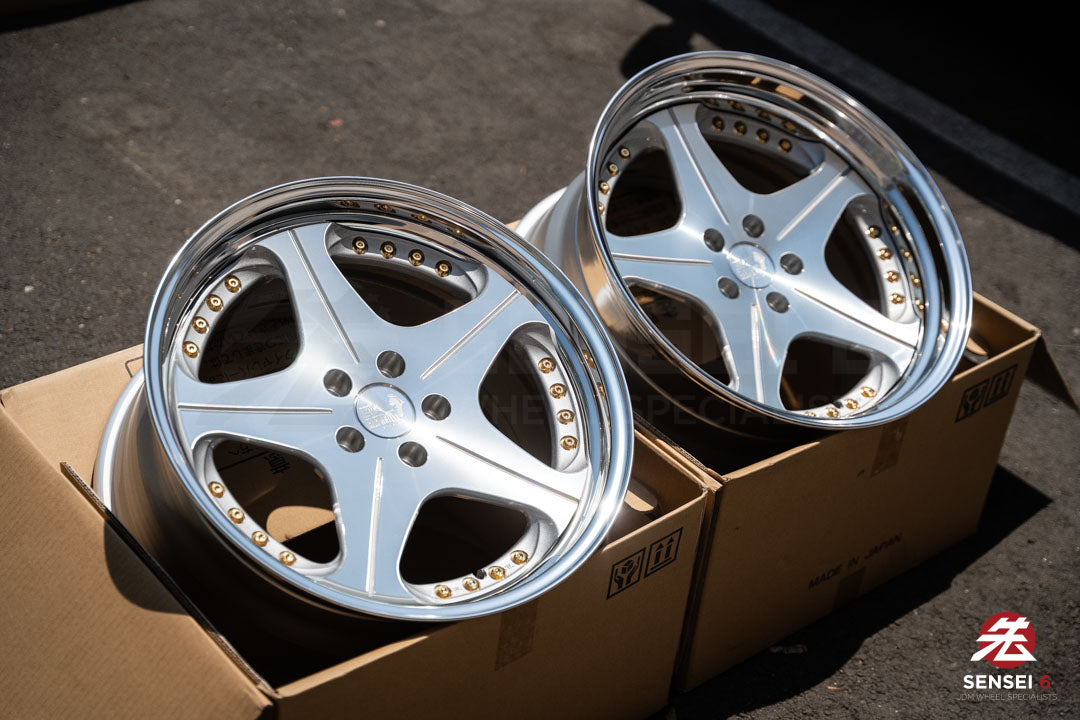 ワークマイスター S1 3P / 18x9.5 +24 / 5x114.3 / バフ仕上げ