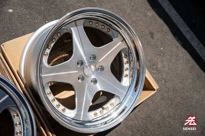ワークマイスター S1 3P / 18x9.5 +24 / 5x114.3 / バフ仕上げ