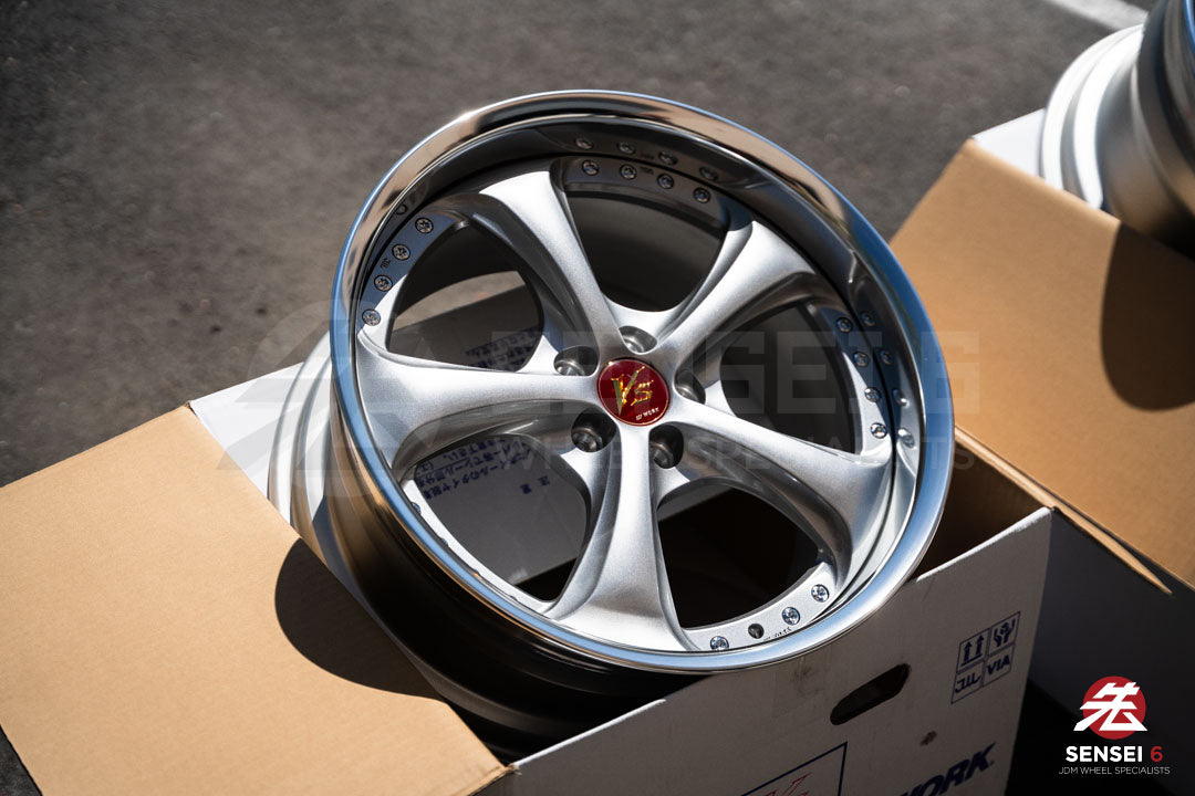 Work VSKF# / 18x9.5 +34 / 5x114.3 / Light Gray Silver (LGS)