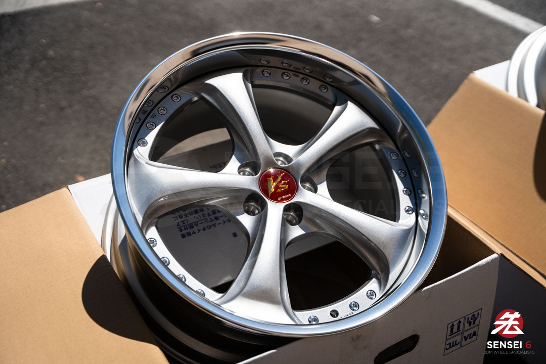Work VSKF# / 18x9.5 +34 / 5x114.3 / Light Gray Silver (LGS)