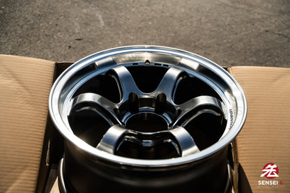 アドバン RG-D2 トラック用 / 17x8.5 -10 / 6x139.7 / マシニング＆レーシング ハイパーブラック
