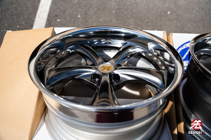 Work VSKF# / 18x9.5 +22, 18x9.5 +21 / 5x114.3 / Brilliant Silver Black (BSB)