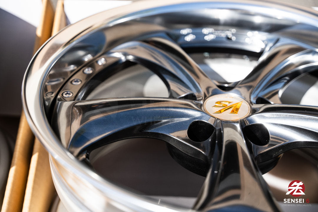 Work VSKF# / 18x9.5 +22, 18x9.5 +21 / 5x114.3 / Brilliant Silver Black (BSB)
