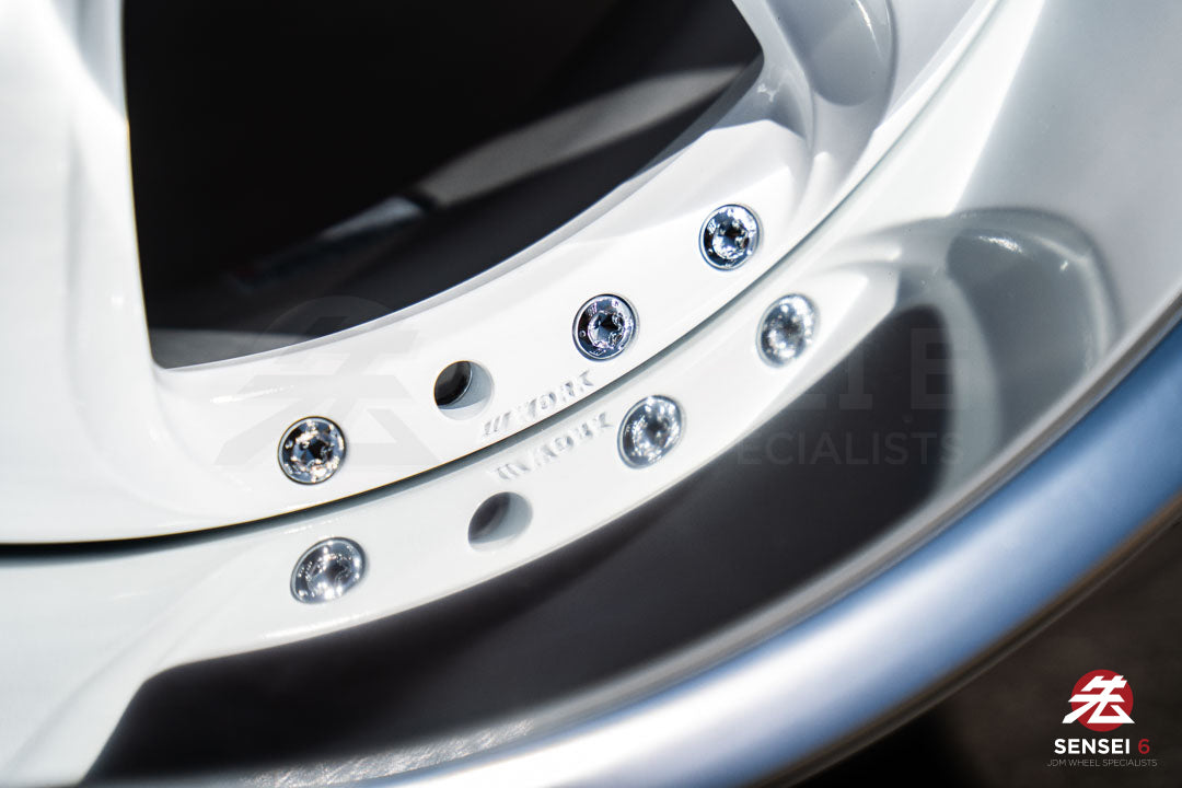 Work VSKF♯ / 18x10 +2, 18x11 -4 / 5x114.3 / White (WHT) – Sensei 6